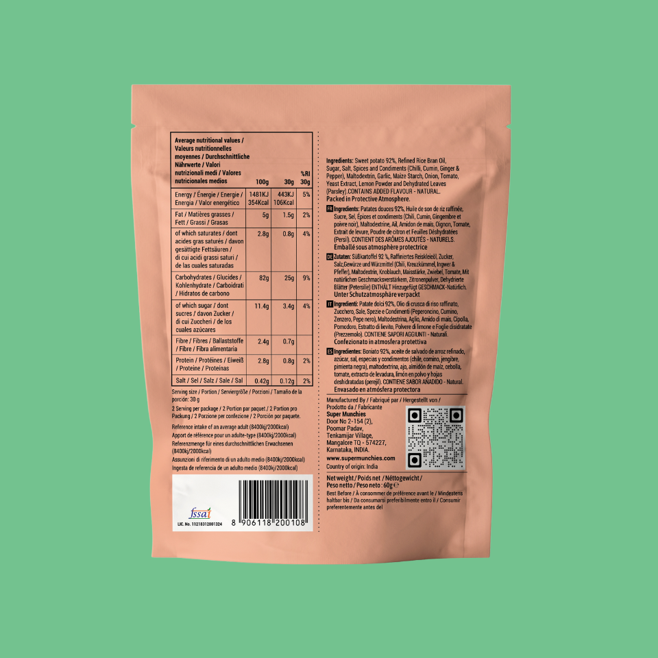 Tandoori Sweet Potato Chips
