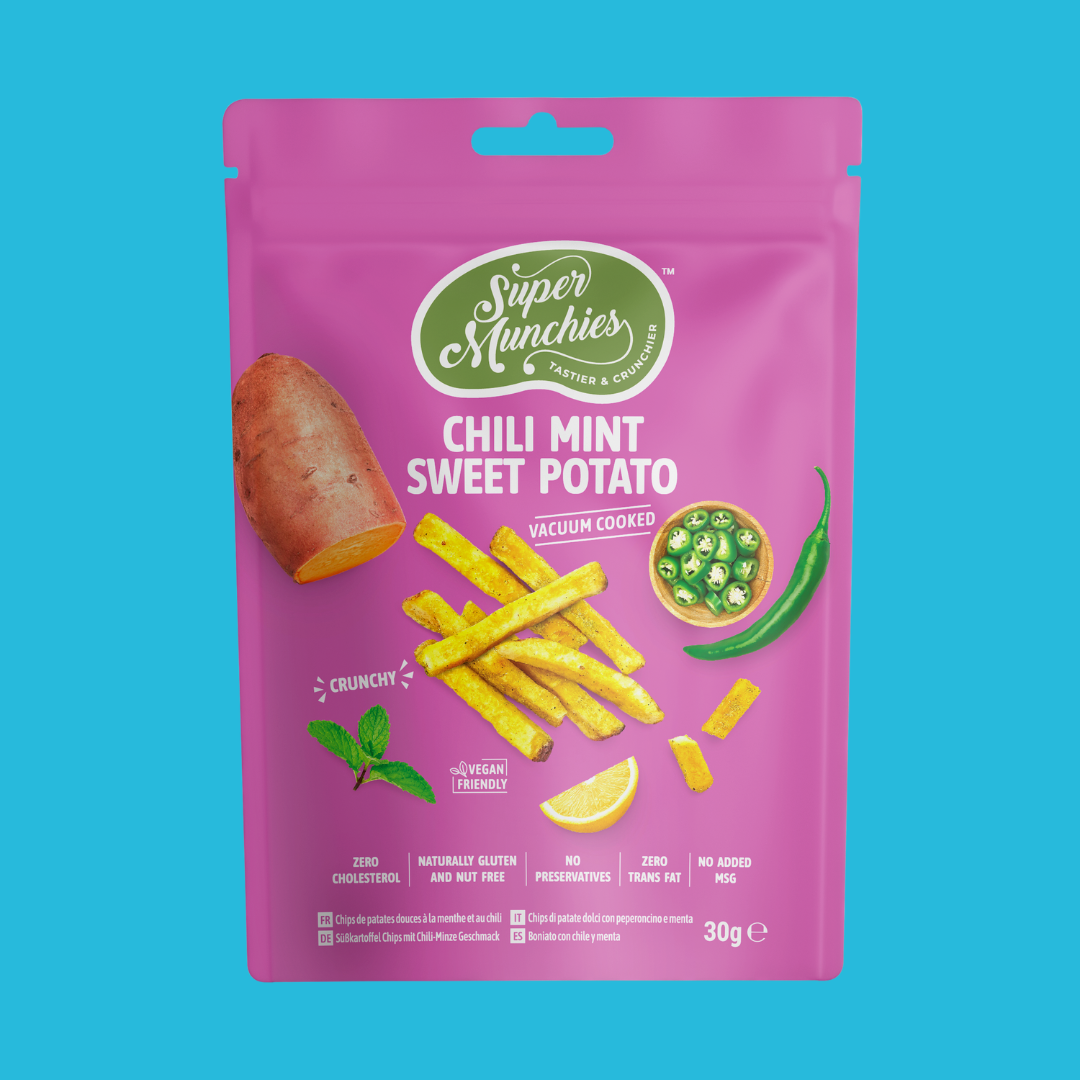 CHILI MINT SÜSSKARTOFFEL CHIPS