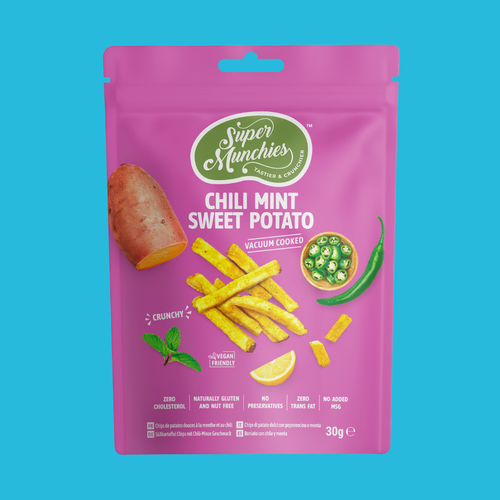 CHILI MINT SÜSSKARTOFFEL CHIPS