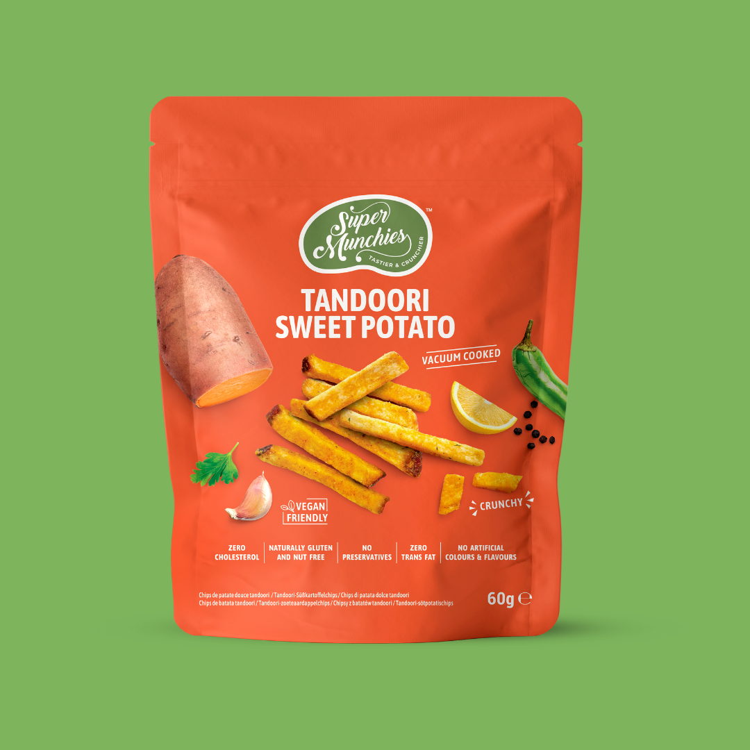 TANDOORI SÜSSKARTOFFEL CHIPS